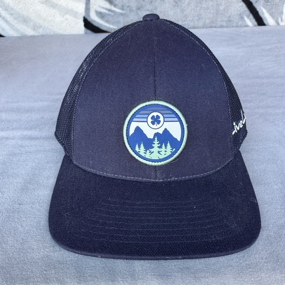 Black Clover Live Lucky Venture 2 Navy Adjustable Snapback Golf Hat/Cap
